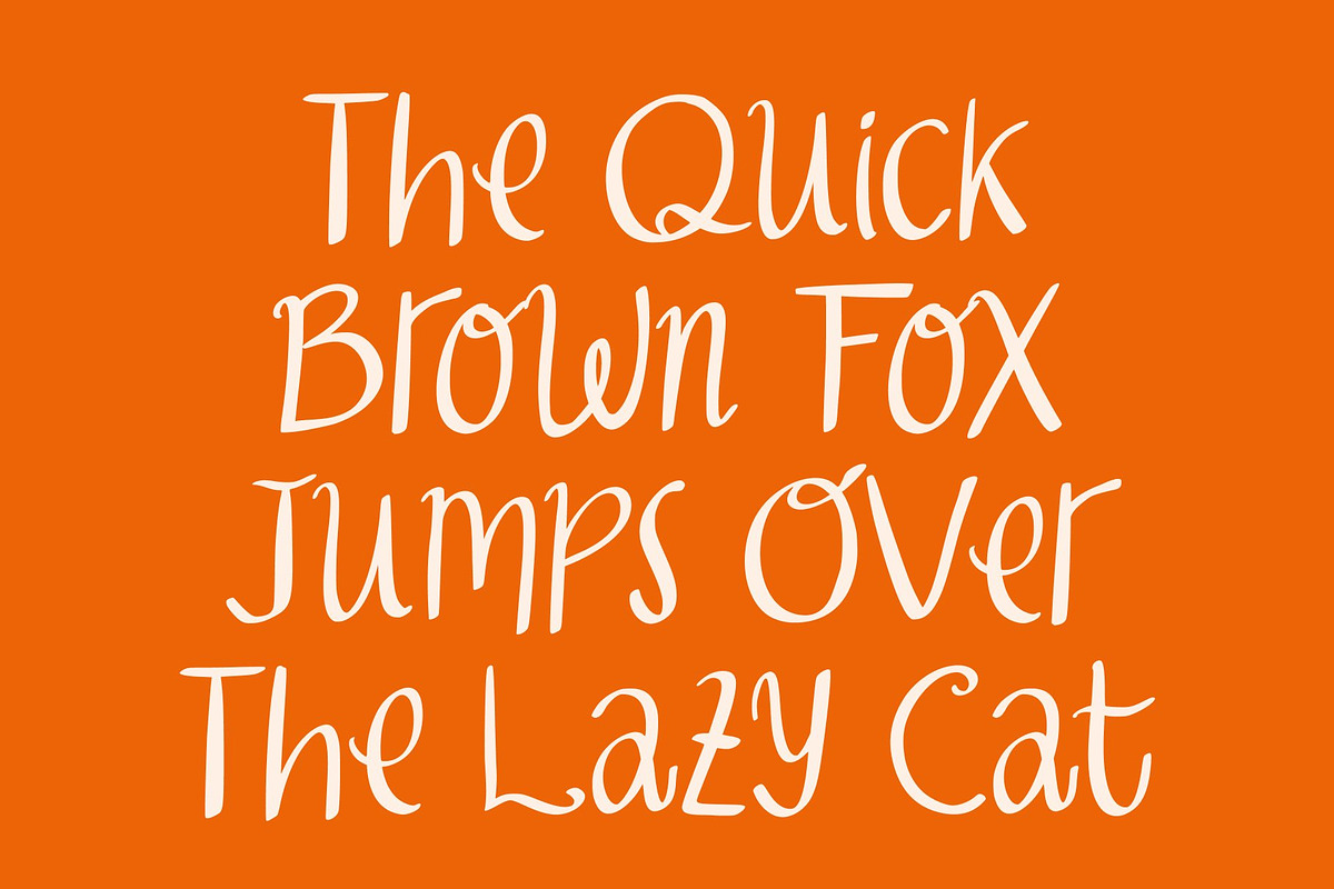 CS Milena – Handwritten Font, a Handwritten Font by Craft Supply Co. (Photo 4 of 8)