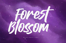 Forrest Blossom – Quick Brush Font