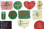 Crayon Christmas. Chalk Texture SVG, an Object Graphic by MariiaVD (Thumbnail 7 of 8)