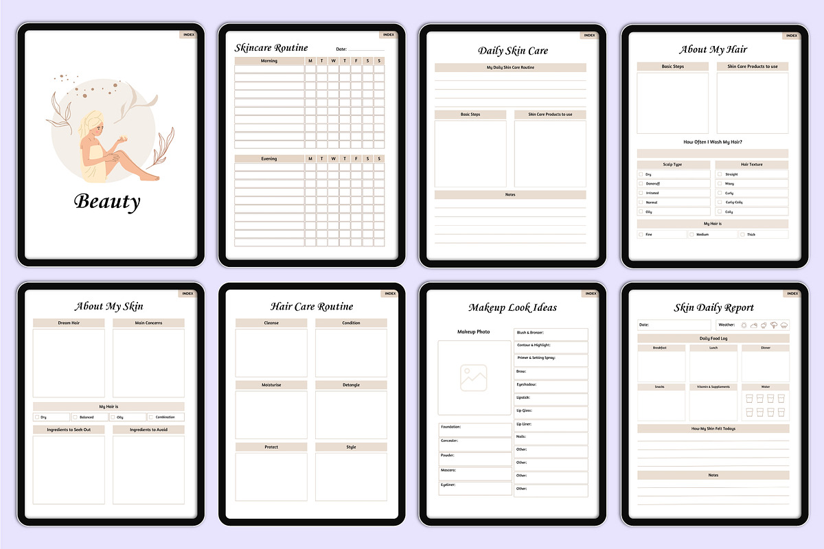 2025 Digital That Girl Planner Canva, a Stationery Template by Mustafiz (Photo 10 of 15)