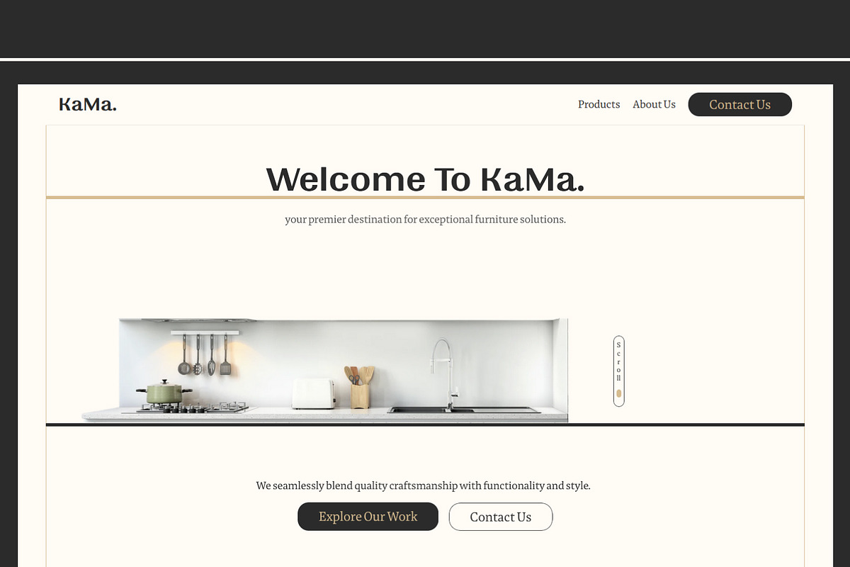 KaMa - Business Framer Template, a Landing Page Template by THdesign (Photo 1 of 4)
