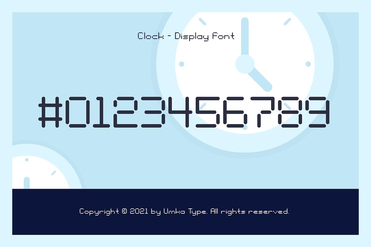 Clock Pixel Game Font, a Font by alpercakici (Photo 5 of 8)