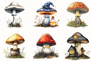 Halloween Mushroom Clipart, an Illustration by OK Design (Thumbnail 5 of 5)