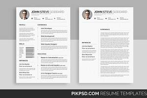 10 Clean Resume/CV Bundle