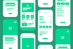 Mobile App Wireframe Layout