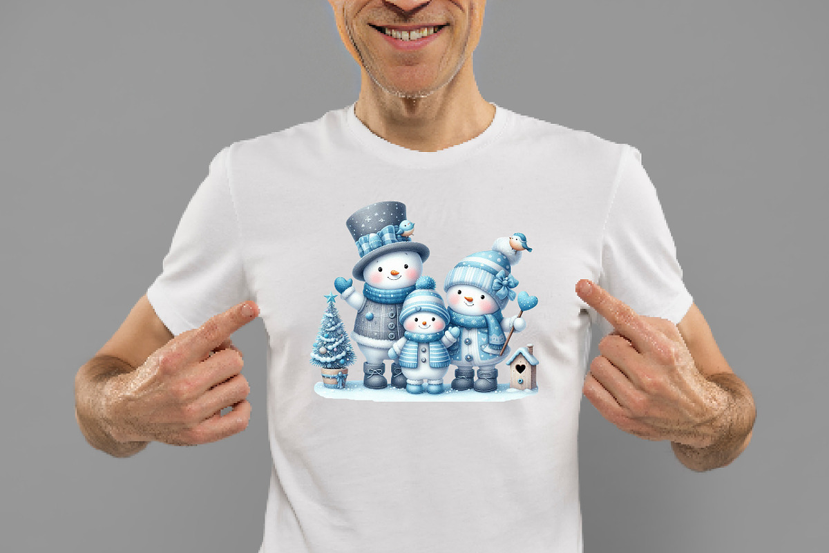 Coquette Snowman Christmas Png, an Illustration by Daily.Designs (Photo 2 of 5)