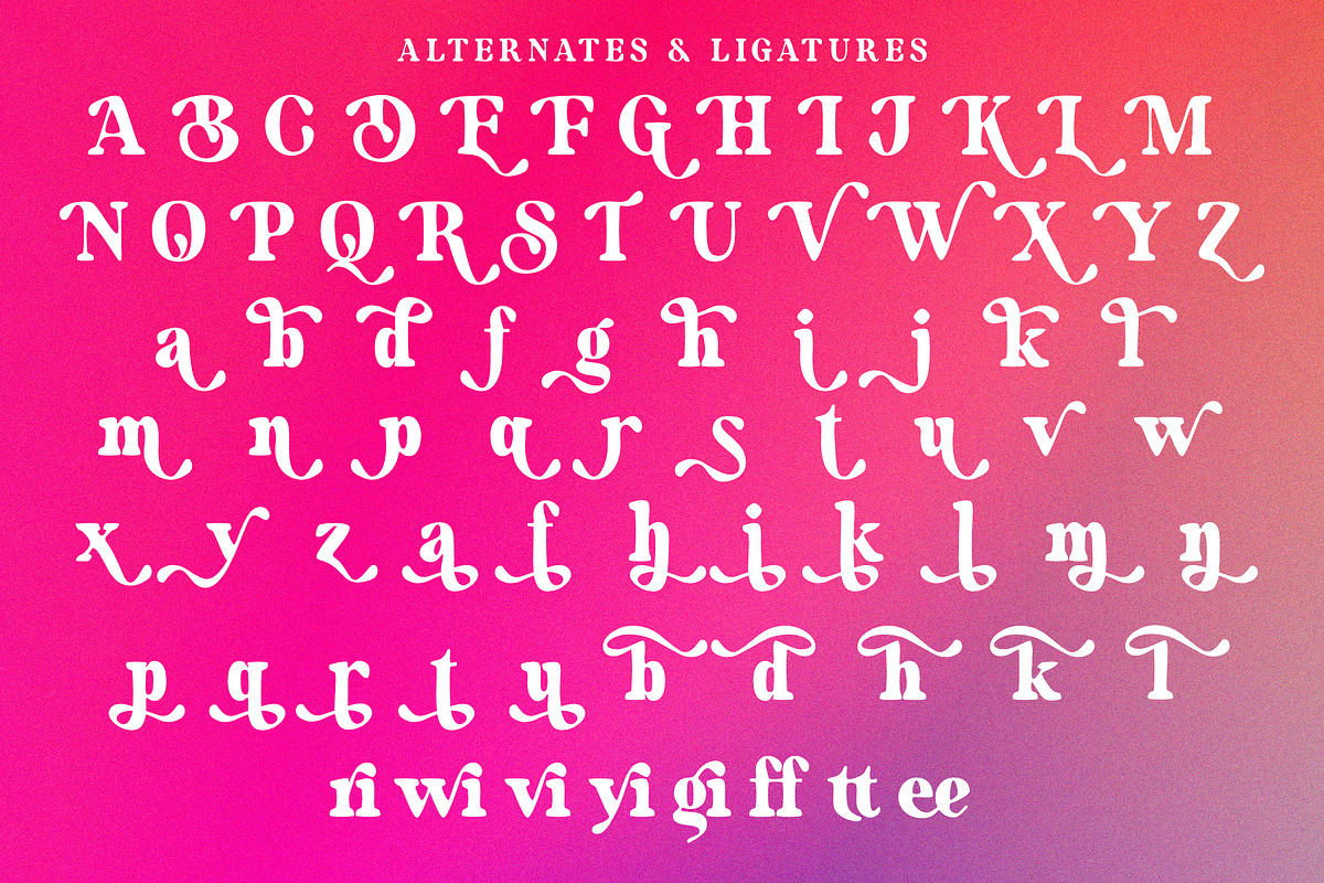 Blendas | Elegant Vintage Typeface, a Font by Sealoung (Photo 13 of 13)