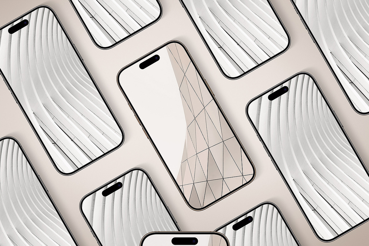 iPhone Pro Max Mockup - 9 Scenes, an iPhone Mockup by Limitless Design (Photo 6 of 11)