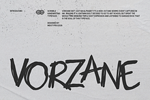 Vorzane - Scribble Handwriting Font