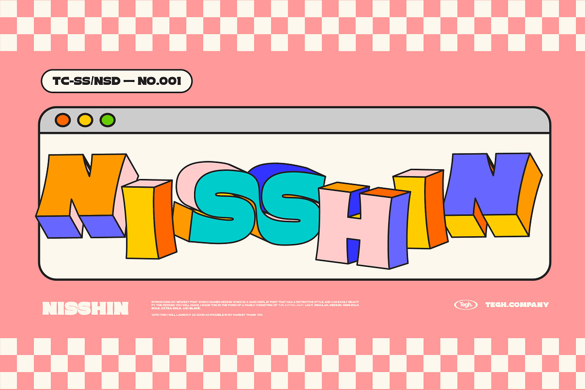 Nisshin Sans Display, a Sans Serif Font by Tegh co. (Photo 7 of 10)