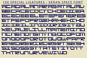 Keran Space Font, a Sans Serif Font by 177Studio (Thumbnail 7 of 8)