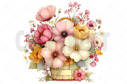 Whimsical Mother's Day Flowers Clipa, an Illustration by Craft Nest (Thumbnail 12 of 12)