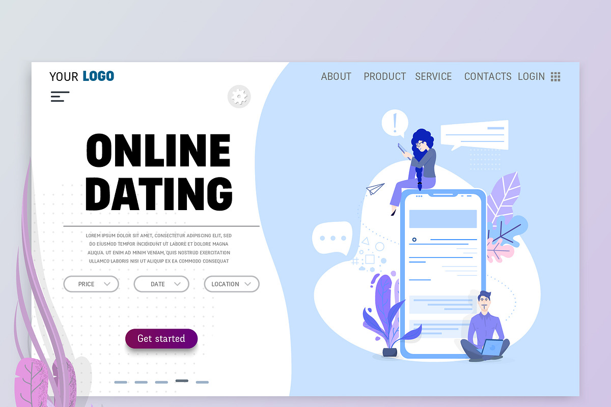 30 Landing Page Templates, a Templates & Theme by zao4nik (Photo 18 of 19)
