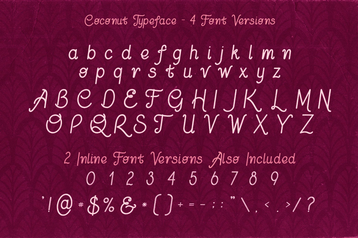 Coconut - Display Font preview 4