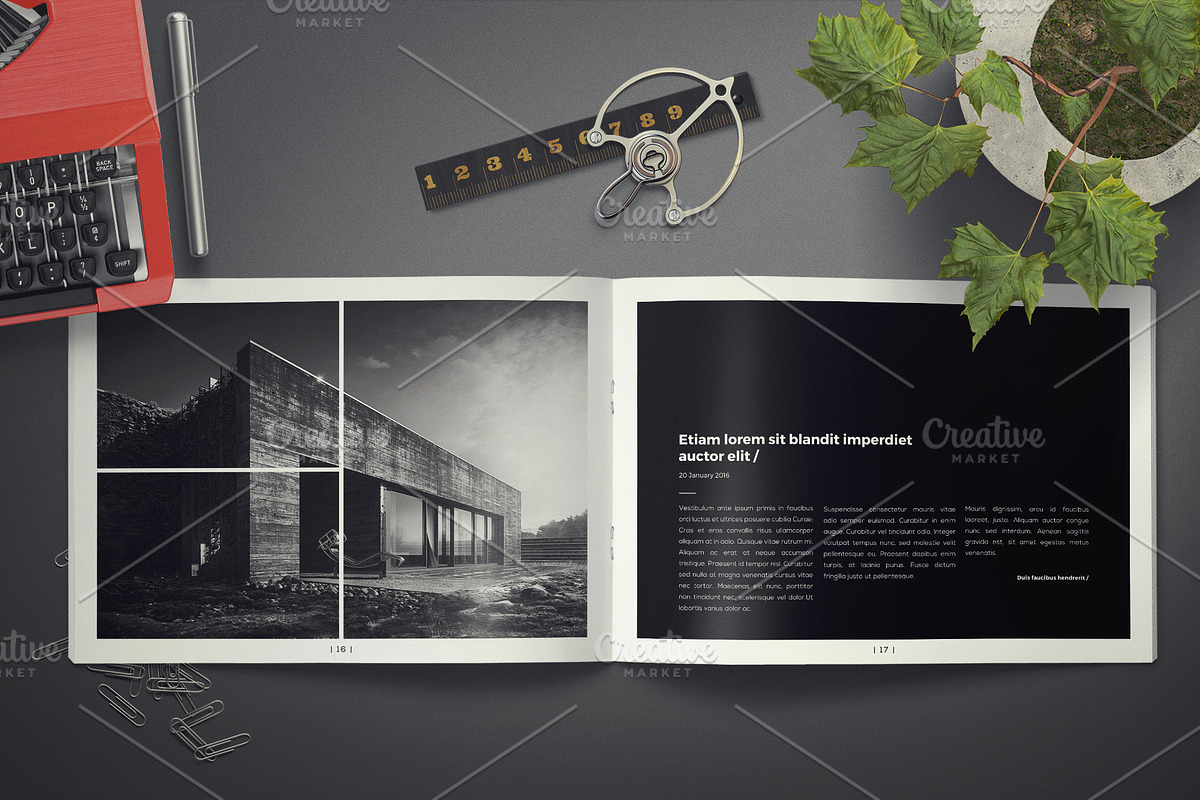 Architecture Landscape Brochure, a Brochure Template by ShapShapy (Photo 9 of 18)