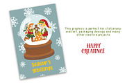Snow globes vector clipart, an Object Illustration by Trinibis (Thumbnail 6 of 6)