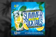 Summer Cocktails Flyer, a Flyer Template by drimerz (Thumbnail 2 of 2)