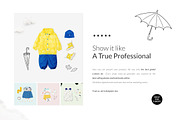 Baby Lookbook Creator Bundle Mockups, a Household Mockup by Apparel_Mockups (Thumbnail 5 of 6)