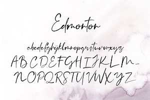 Edmonton Handwritten Script Font