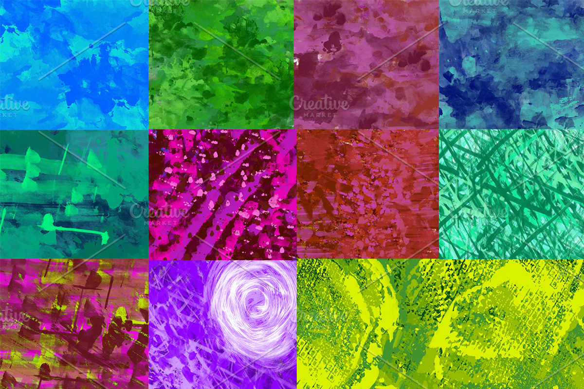 (SALE) Textures 51 Artistic Textures preview 3