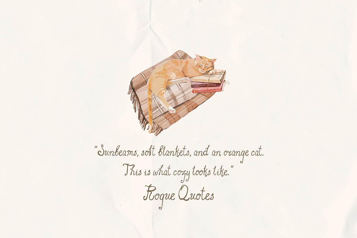 Whimsical Cozy Hand Written Font, a Handwritten Font by whiteheartdesign (Photo 12 of 13)