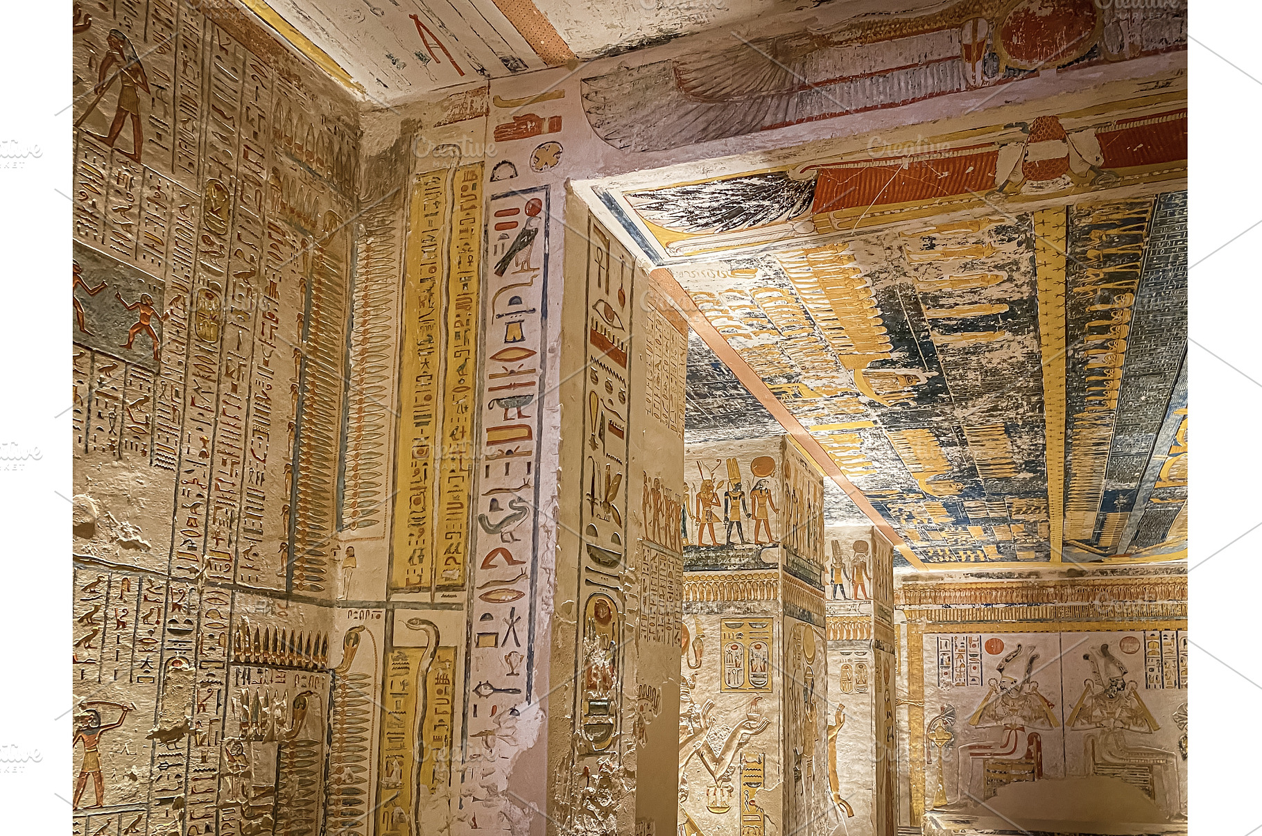 Tomb of Memnon KV9 in the Egyptian, an Architecture Photo by TatsianaSalauyova