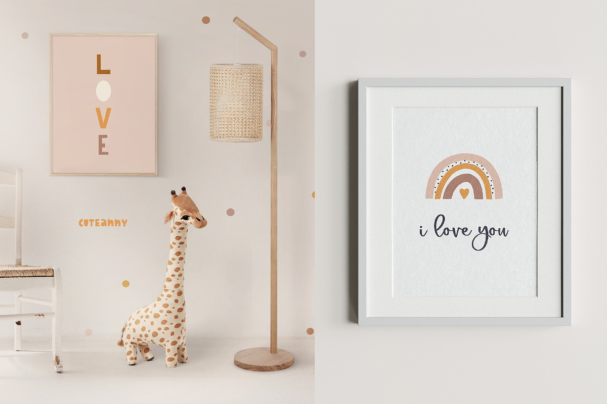 Bohemian Dreams - Clipart & Patterns, an Object Graphic by Cuteanny Design (Photo 8 of 10)