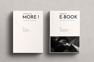 Interactive EBook Template Design