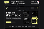 Flight and hotel booking website, an UI Kit Template by Muhammad_Ahmad (Thumbnail 1 of 5)