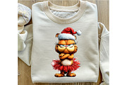 Quirky Christmas Grumpy Cat Clipart, an Illustration by OK Design (Thumbnail 6 of 6)
