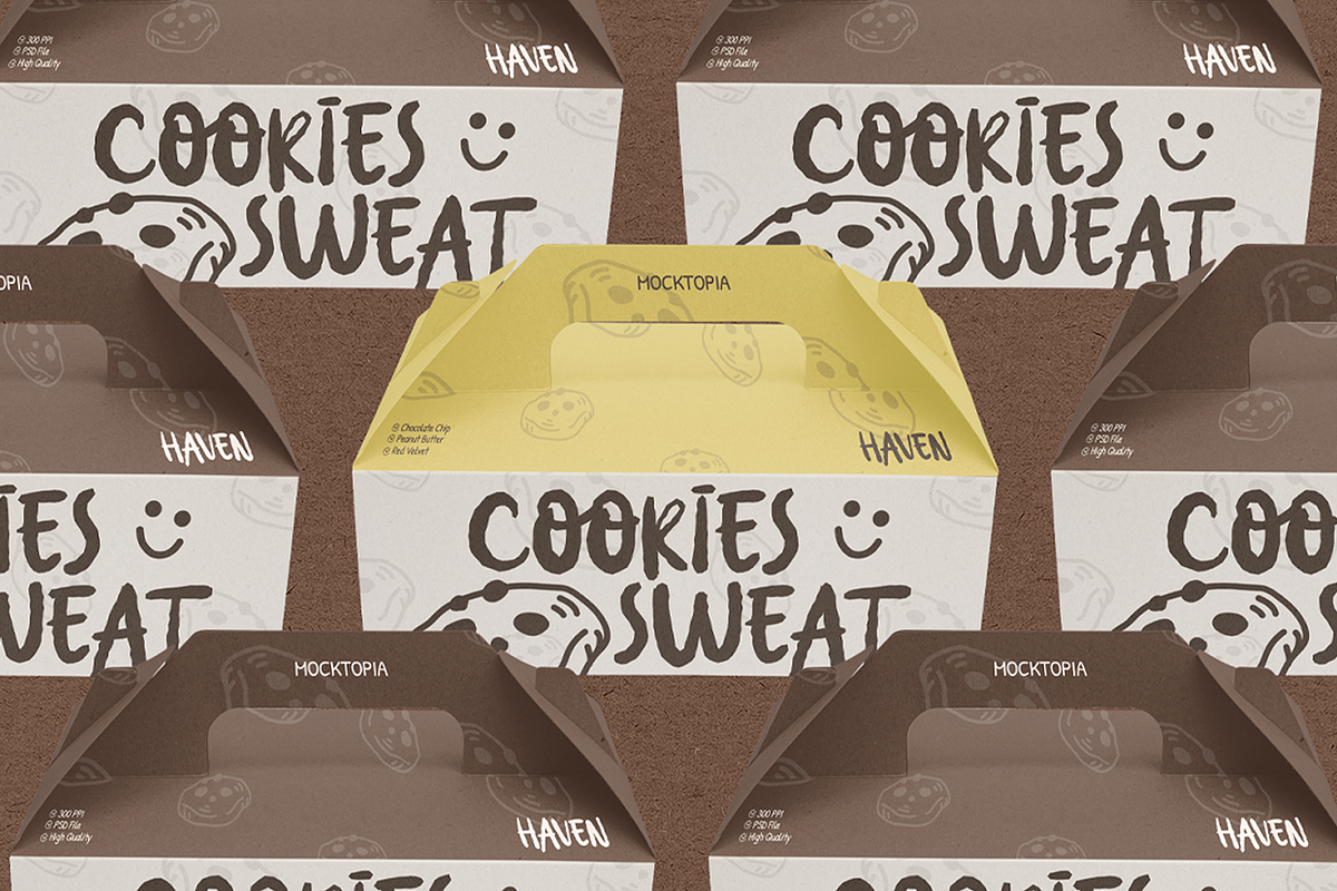 Kraft Paper Box Mockup Set, a Packaging Mockup by Mocktopia (Photo 4 of 9)