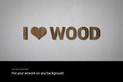I ♥ Wood — wooden text effect, a Layer Style Add-On by Design as Religion (Thumbnail 5 of 5)