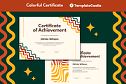 Certificate Canva Templates, a Design Template by TemplateCastleStore (Thumbnail 1 of 4)