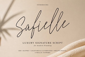 Safielle – Luxury Signature Script