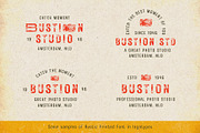 Rustic Printed - Vintage Font, a Sans Serif Font by Edignwn Type (Thumbnail 4 of 8)