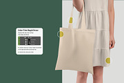 Tote Bag Mockup in the Hands of Girl, a Product Mockup by Grow Design Craft Studio (Thumbnail 4 of 7)