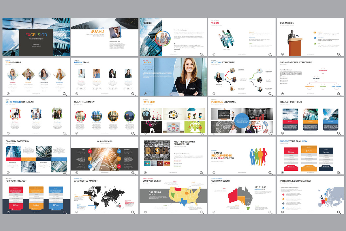 Excelsior Powerpoint Template, a Presentation Template by DesignCorner (Photo 2 of 5)