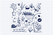 Garden sketches, an Illustration by Elina_Li (Thumbnail 8 of 15)