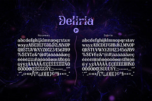 Deliria Psychedelic Serif