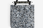 Underwater Graphics Patterns, a Decorative Illustration by BALABOLKA (Thumbnail 6 of 6)