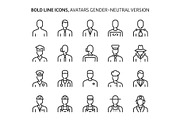 Bold Line Icons, an Outline Icon by Howcolour (Thumbnail 46 of 151)