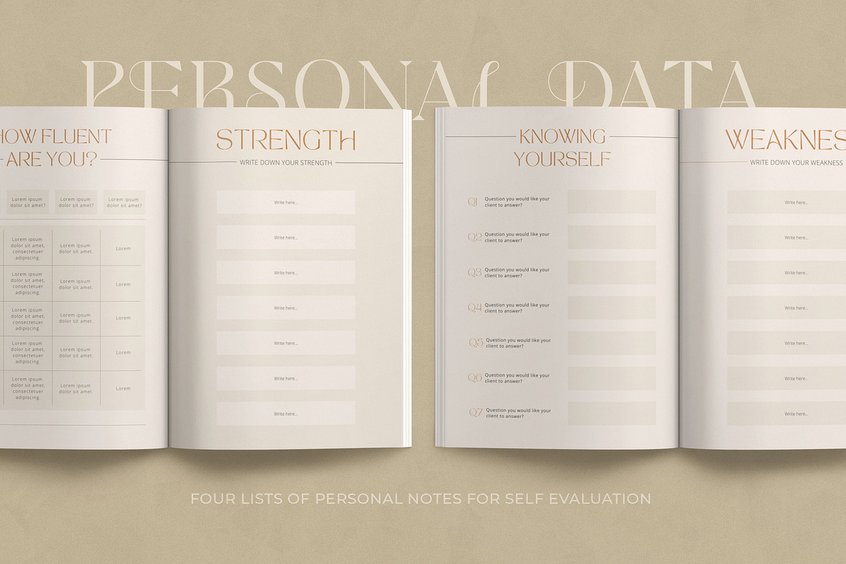 WorkBook Creator for Coaches, CANVA, a Marketing Template by Eesome Design Studio (Photo 6 of 23)