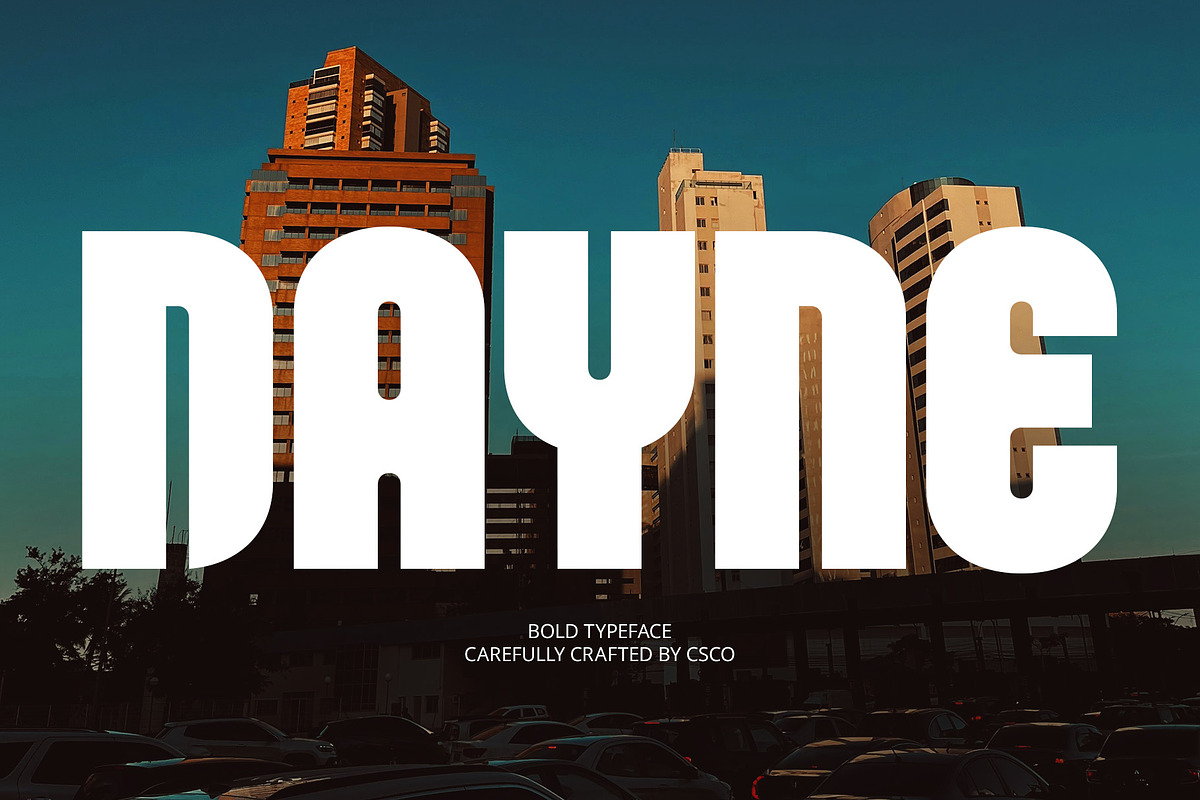 CS Dayne – Bold Font, a Sans Serif Font by Craft Supply Co. (Photo 1 of 8)