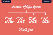 Koozie Script, a Script Font by GoodGravyType (Thumbnail 5 of 6)