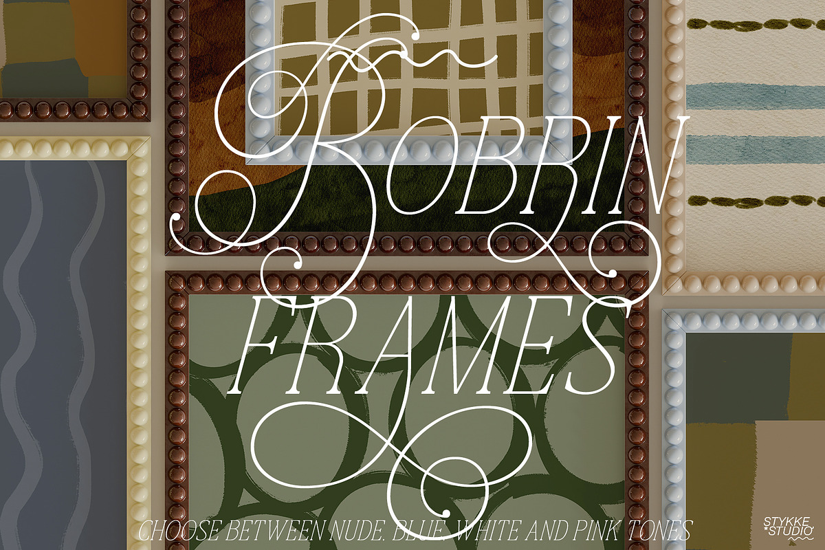 BOBBIN FRAME |  gallery frame mockup, a Household Mockup by Stykke Studio (Photo 5 of 7)
