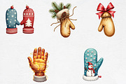 Christmas Glove Sublimation Clipart, an Illustration by CrexoraLab (Thumbnail 3 of 5)