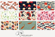 70 Japan seamless pattern, a Pattern Graphic by Poppy Lane Studio (Thumbnail 3 of 10)