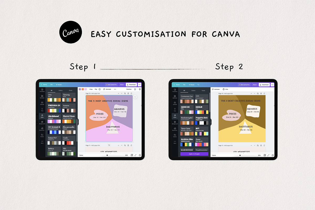 Charts & Graphs CANVA PS, a Social Media Template by Kimo Studio (Photo 9 of 11)