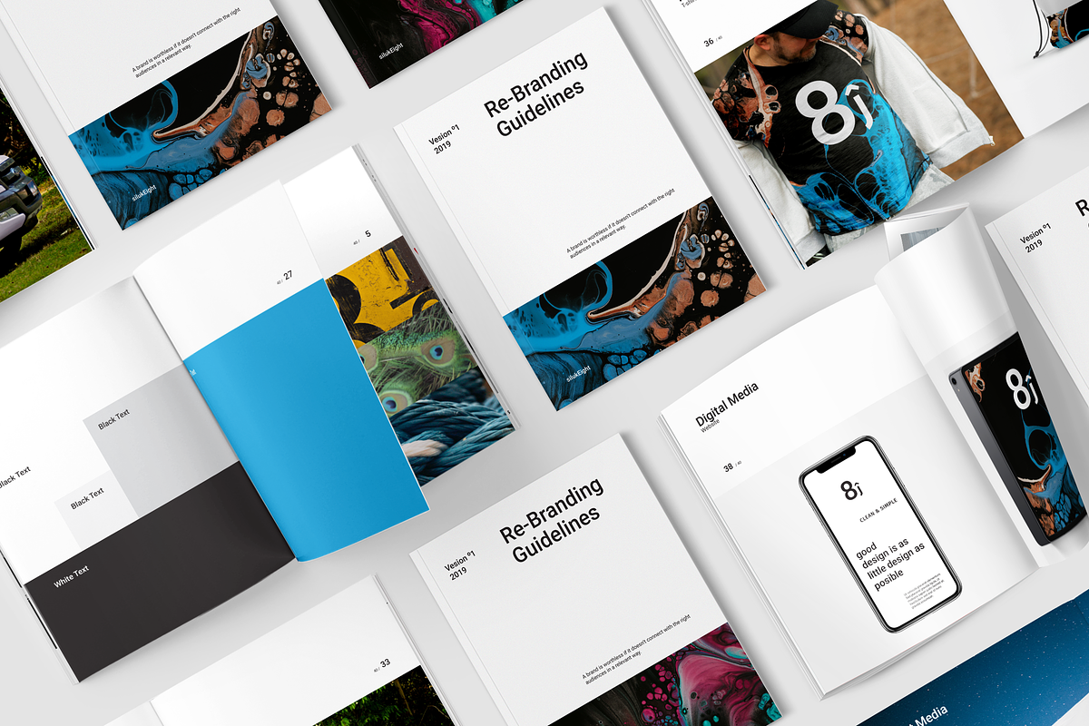 Re-Branding Guidelines, a Brochure Template by silukEight (Photo 2 of 20)