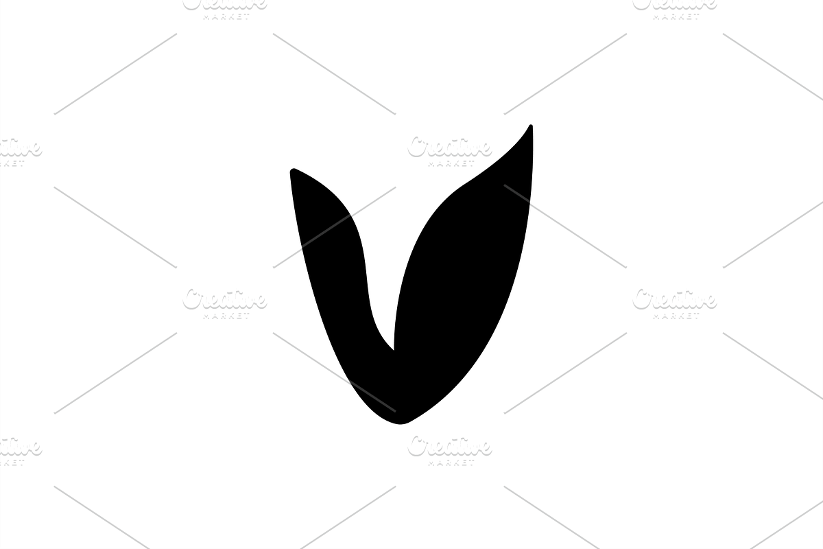 Letter V Leaf Logo Template, a Branding & Logo Template by Advateik ™ (Photo 3 of 4)